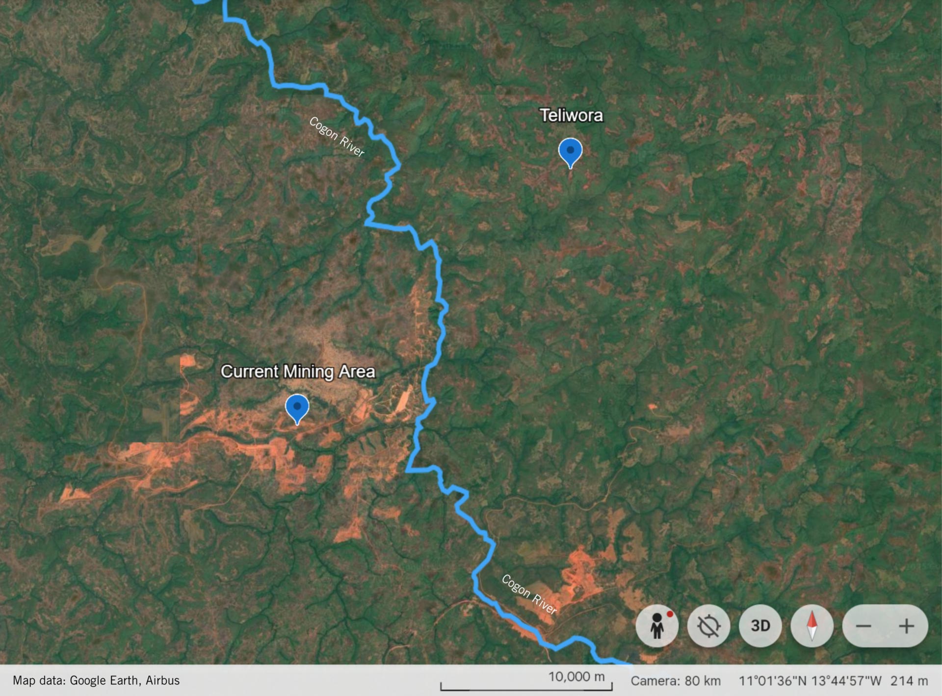 The Cogon Mining Area