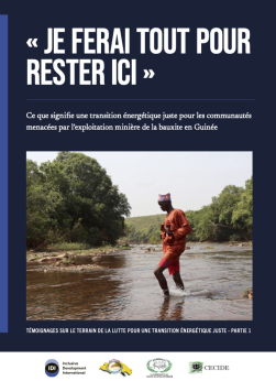 I will do anything to stay here report French Translation (dragged)