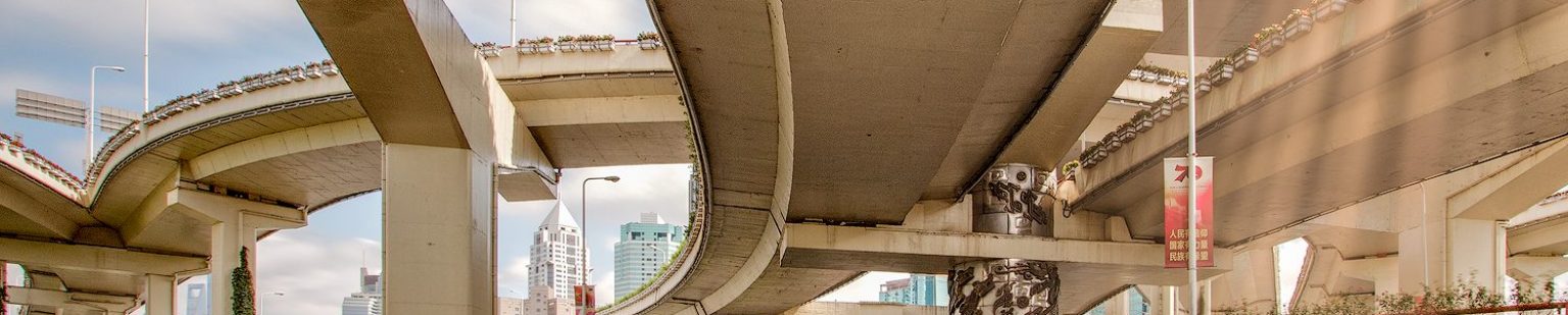 Puxi Viaduct, Shanghai, China (by Marek, 2020)